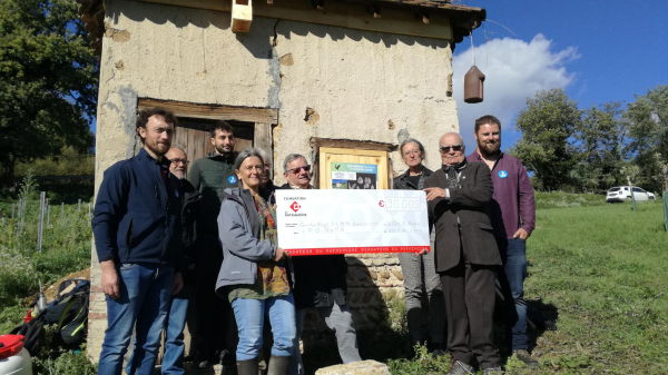 Remise du chèque de la Fondation du Patrimoine